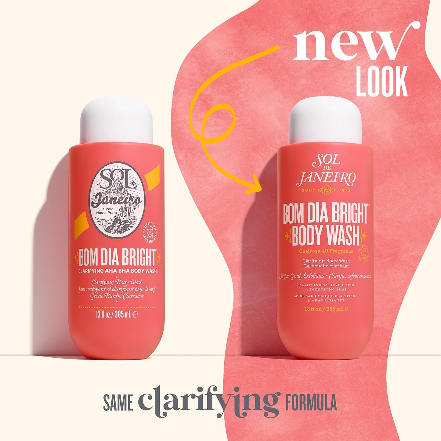 Sol De Janeiro Bom Dia Bright Clarifying AHA BHA Body Wash