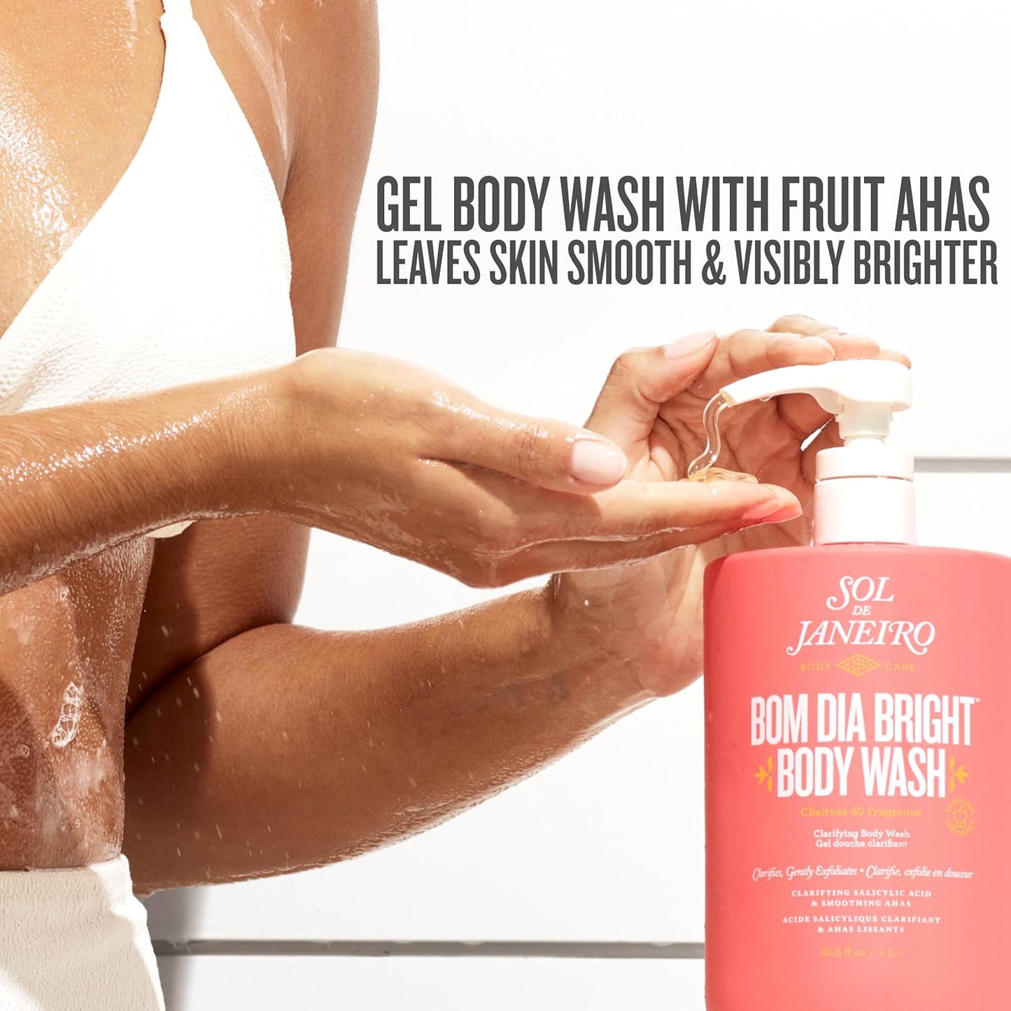 Sol De Janeiro Bom Dia Bright Clarifying AHA BHA Body Wash