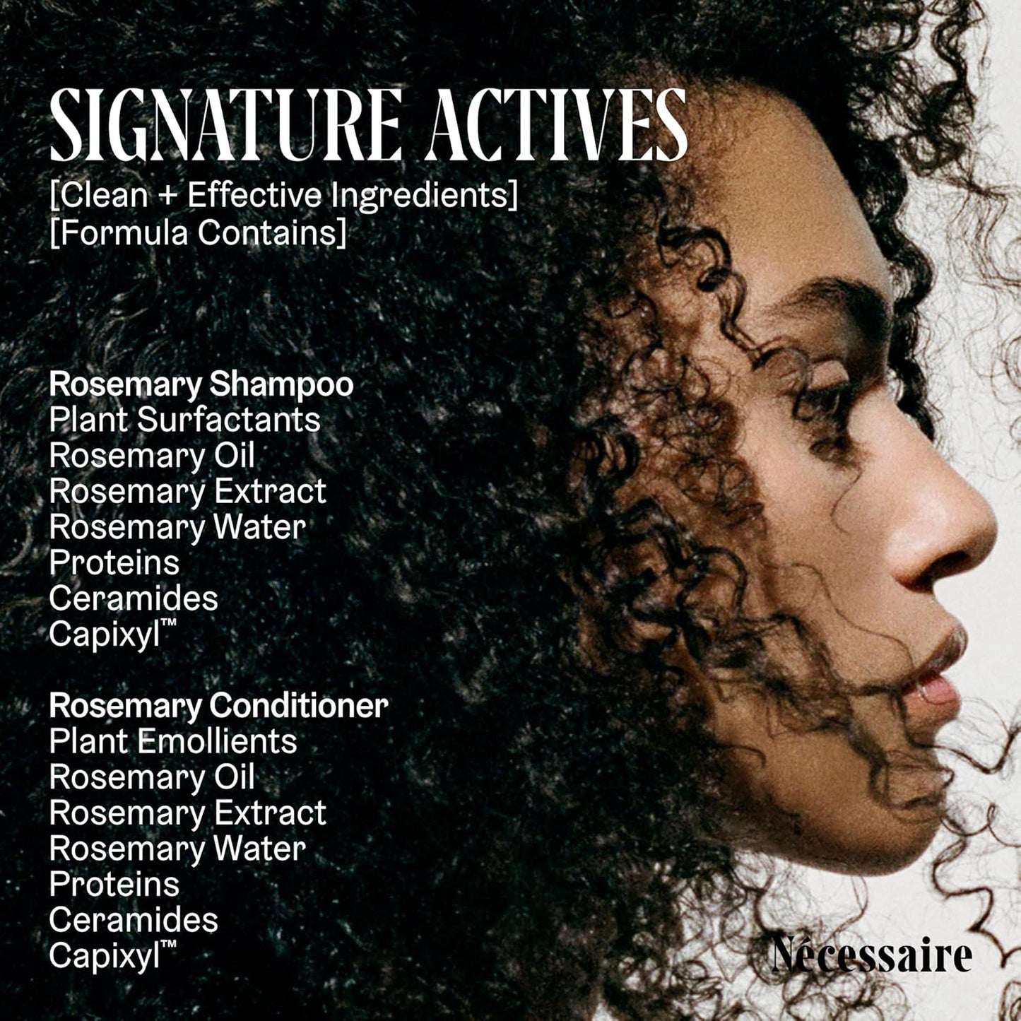 Rosemary Hair Duo | Multi-Protein Strengthening Rosemary Shampoo and Conditioner Set . 250 Ml / 8.4 Oz