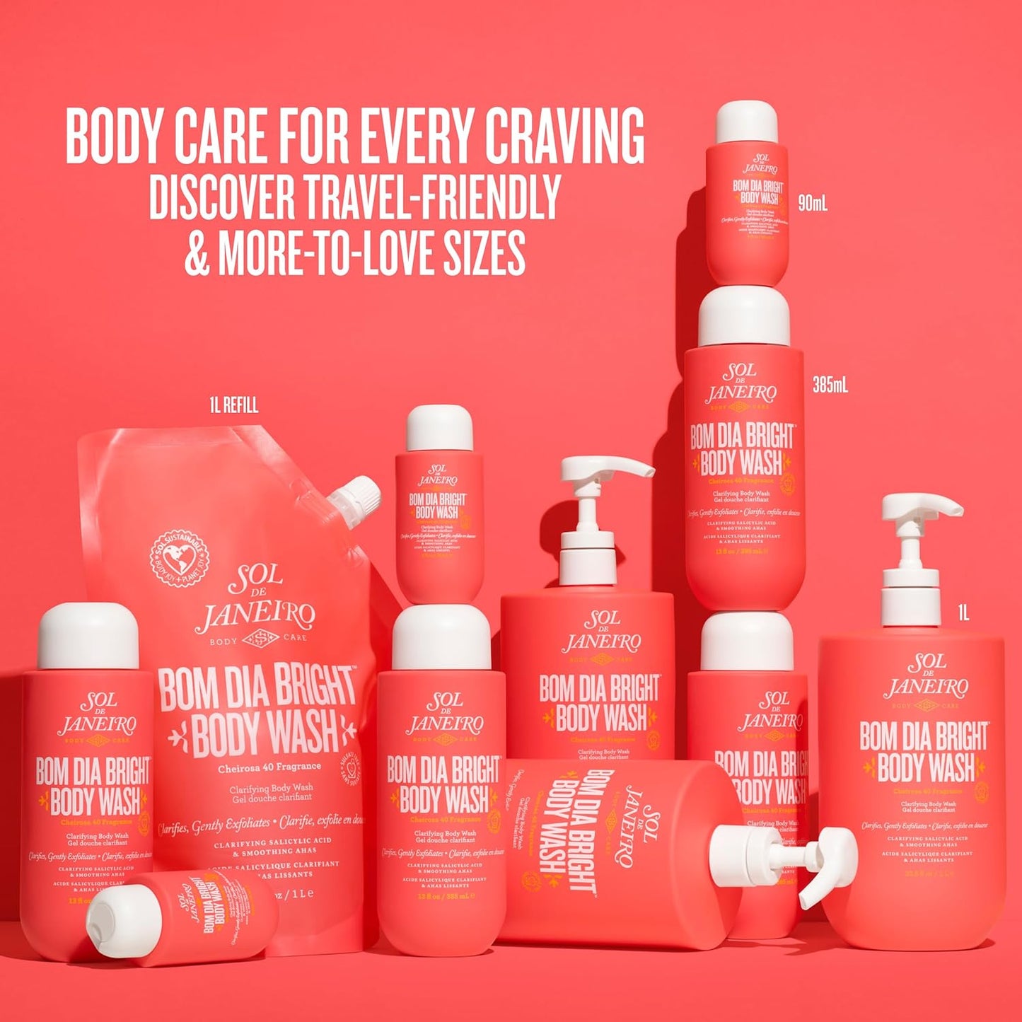 Sol De Janeiro Bom Dia Bright Clarifying AHA BHA Body Wash