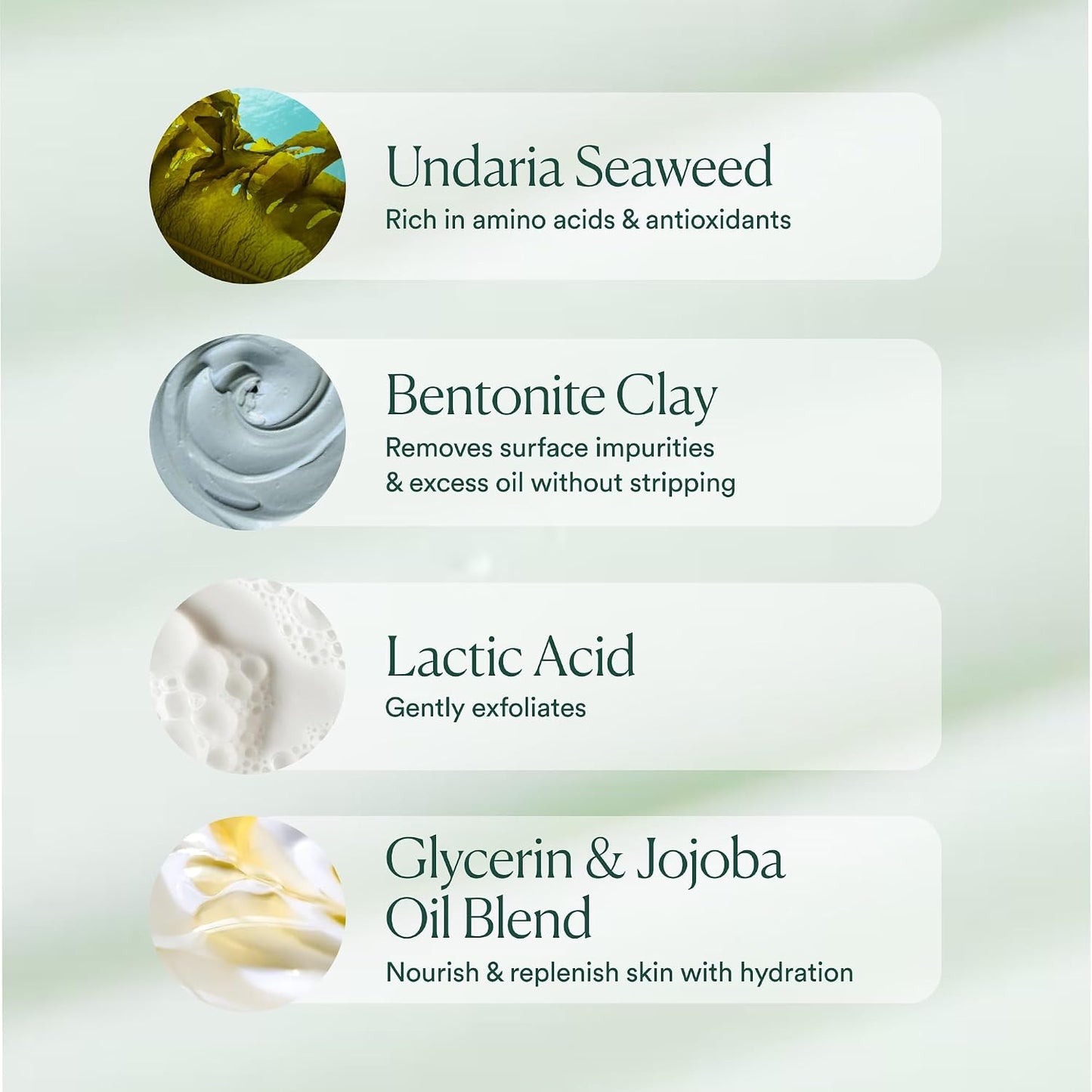 Ocean Cleanser 5 Oz - Nourishing Facial Cleansing Gel - Mineral-Rich Face Wash - Gentle Face Cleanser - Clean Beauty Skincare - Vegan & Cruelty-Free Facial Wash