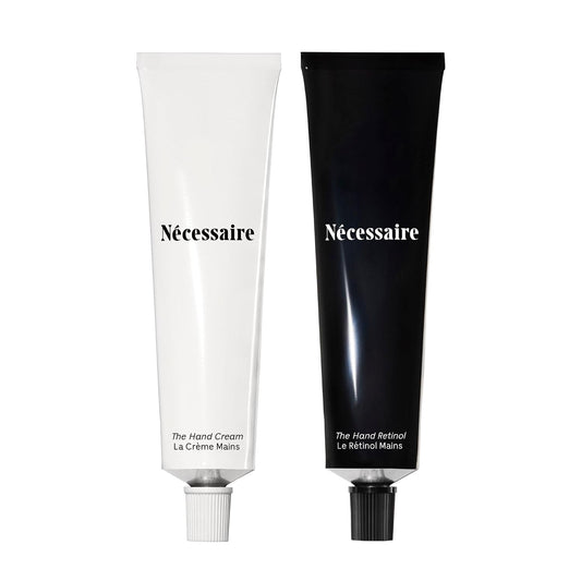 the Hand Duo – the Hand Cream + the Hand Retinol Treatment Gift Set for Dry Hands – Daily Moisture + Nighttime Repair with Ceramides, Peptides & Retinol – 2 X 2.2 Oz