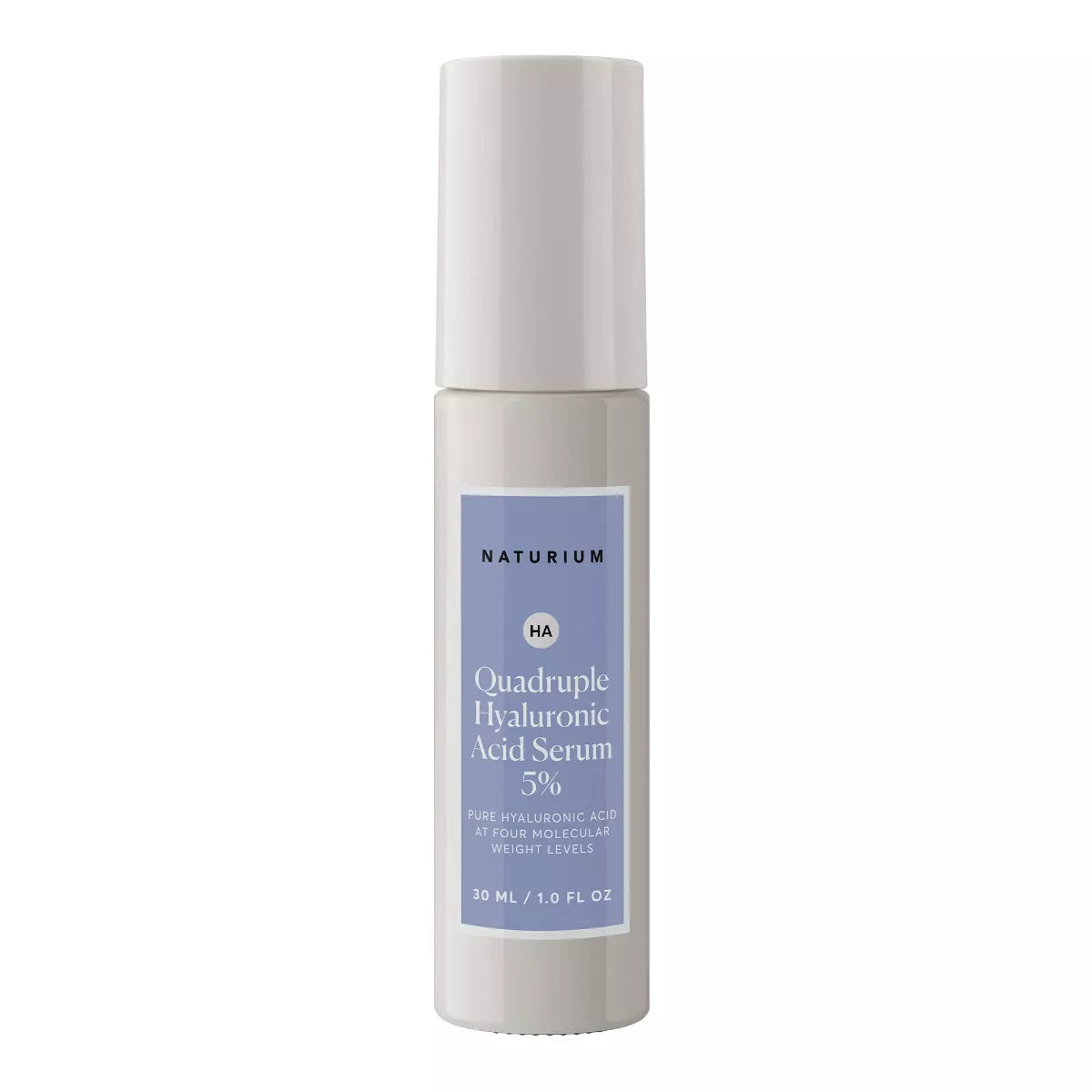 Naturium Quadruple Hyaluronic Acid Serum 5% - 1 Fl Oz: Moisturizing, Smoothing, Vegan, Paraben-Free