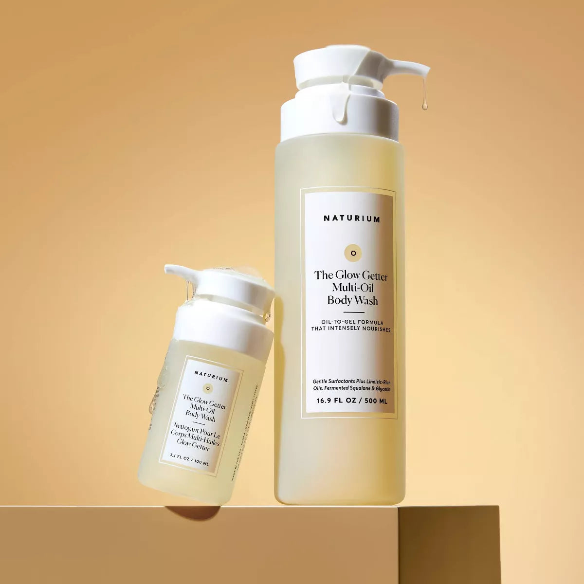 Naturium Mini the Glow Getter Multi-Oil Body Wash - Scented - Trial Size - 3.4 Fl Oz: Whole Body, Liquid, Normal/Oily/Combination/Sensitive/Dry Skin