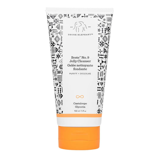 Drunk Elephant Beste No. 9 Jelly Cleanser - Travel-Size Gel Face Wash - Clean Clinical Skincare - Cruelty-Free - Dermatologist-Tested - Free of Essential Oils, Silicones, and Fragrance