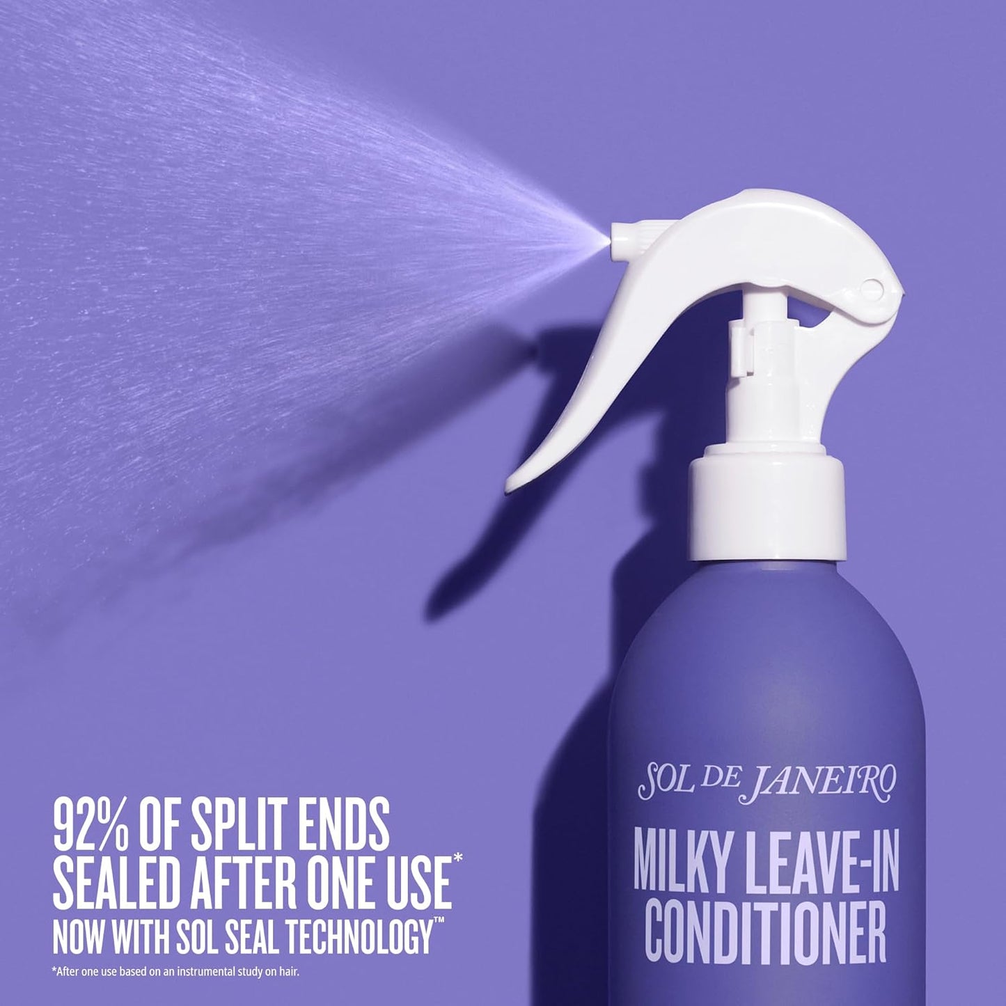 Sol De Janeiro Milky Leave-In Conditioner | Fights Frizz | Detangles | Heat Protection Spray for Hair | Vegan Formula