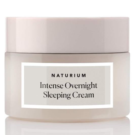 Intense Overnight Sleeping Cream, Hydrating & Anti-Aging Face Moisturizer, 1.7 Oz