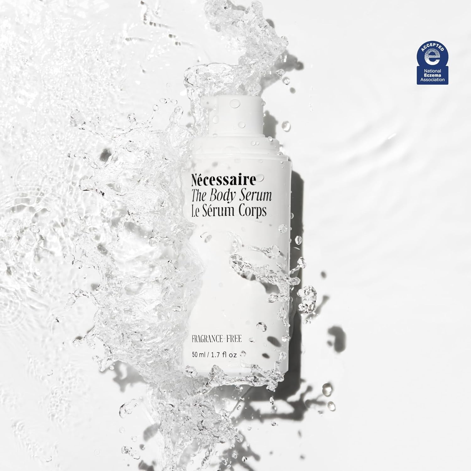 the Body Serum – Fragrance-Free Hyaluronic Acid Body Serum for Women+ Men. Niacinamide Firming Body Lotion – Fast-Absorbing for Sensitive + Eczema-Prone Skin. 50 Ml/1.7 Fl Oz