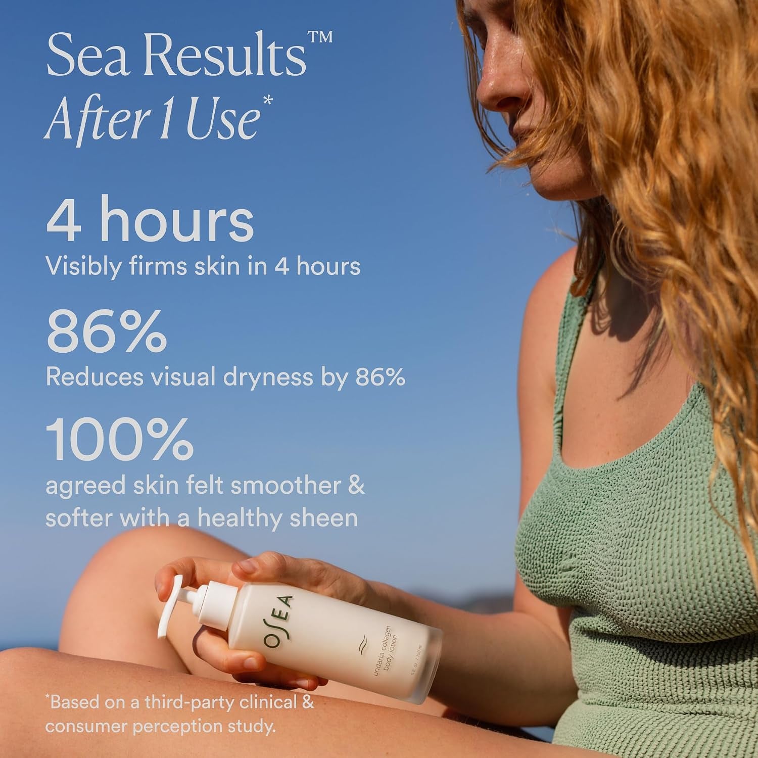Undaria Algae™ Fragrance Free Body Lotion 5 Oz - Ultra-Hydrating & Lightweight - Firms Skin in 4 Hours - Packed with Undaria Seaweed & Hyaluronic Acid - Hypoallergenic Formula
