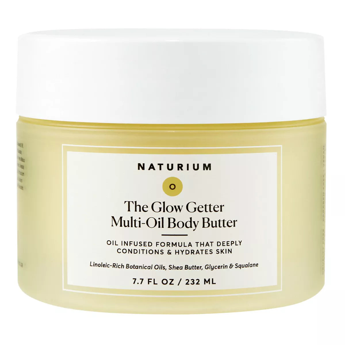 Naturium the Glow Getter Multi-Oil Body Butter - 7.7 Fl Oz: Deep Hydration, Whole Body, for Normal to Dry Skin