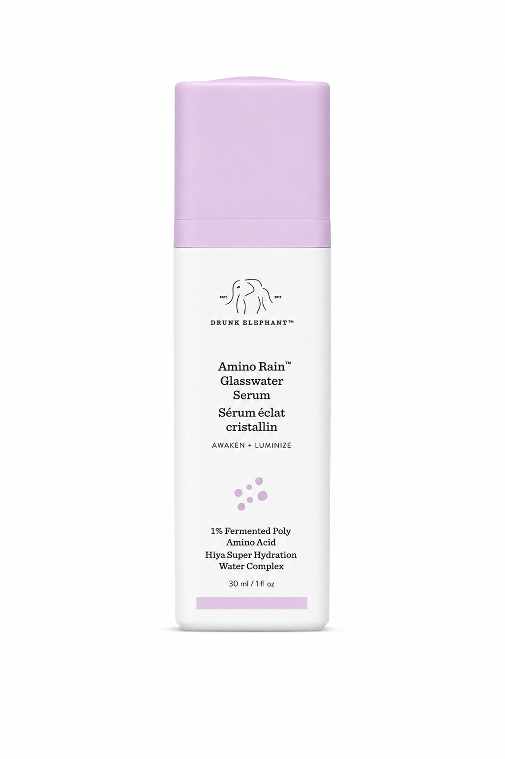 Drunk Elephant Amino Rain Glasswater Serum - 30 Ml/1 Fl Oz - Clean Clinical Skincare