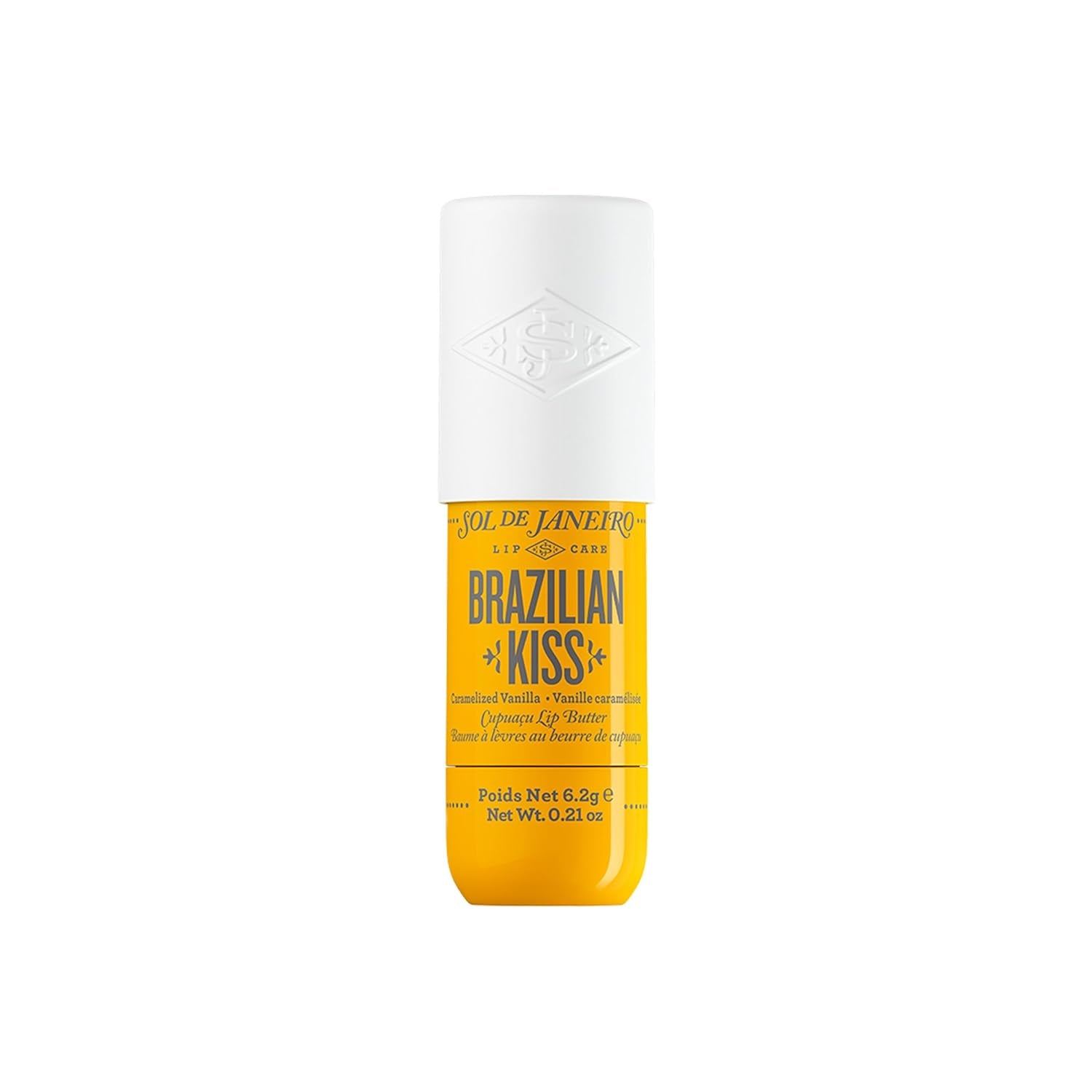 Sol De Janeiro Brazilian Kiss Hydrating Lip Butter Balm | Vanilla Lip Balm | Vegan Formula