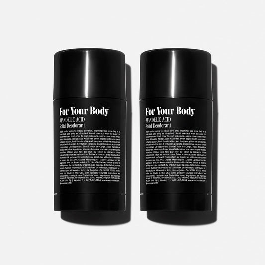the Deodorant Santal | Natural Aluminum Free Deodorant for Women & Men. Extra Strength Treatment with Mandelic Acid. Free of Baking Soda, Ozokerite & Parabens (75 G/2.5 Oz)