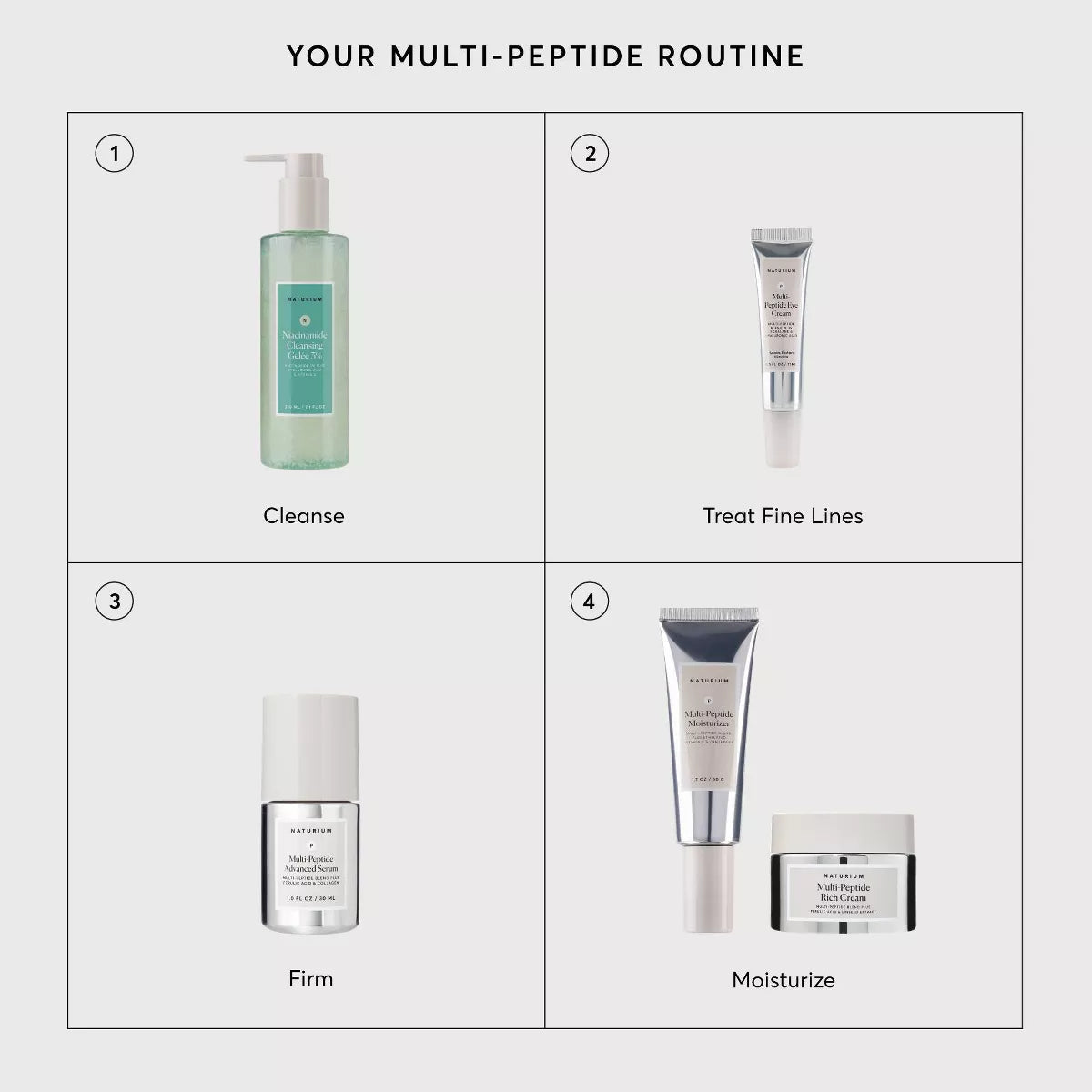 Naturium Multi-Peptide Serum - 1Fl Oz