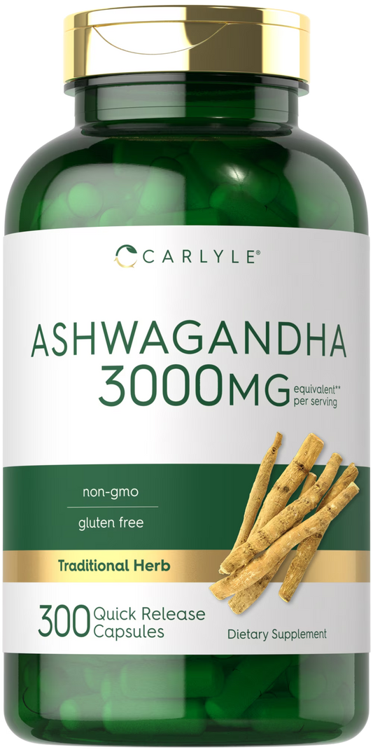 Ashwagandha Supplement 3000Mg | 300 Capsules