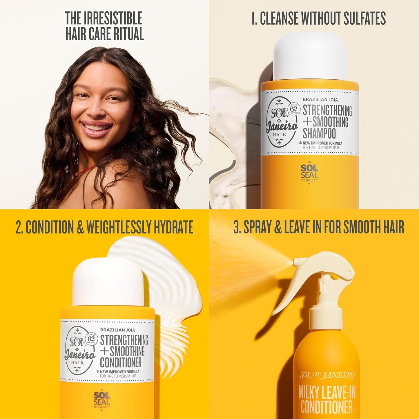 Sol De Janeiro Brazilian Joia Damage Repairing Conditioner | Strengthening + Smoothing