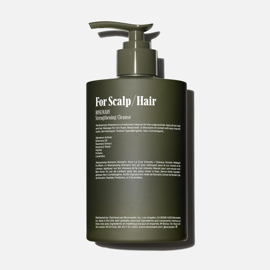 Rosemary Shampoo with Pump | Multi-Protein Strengthening Shampoo for Thinning Hair. for Women + Men. Good for All Hair Types/Textures. Color-Safe. 500 Ml / 16.9 Oz