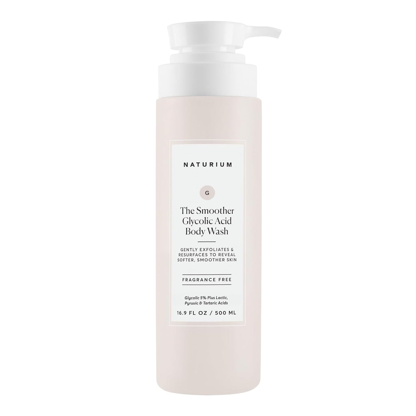 the Smoother Glycolic Acid Exfoliating Body Wash, Soft & Smoothing Cleanser, 16.9 Oz