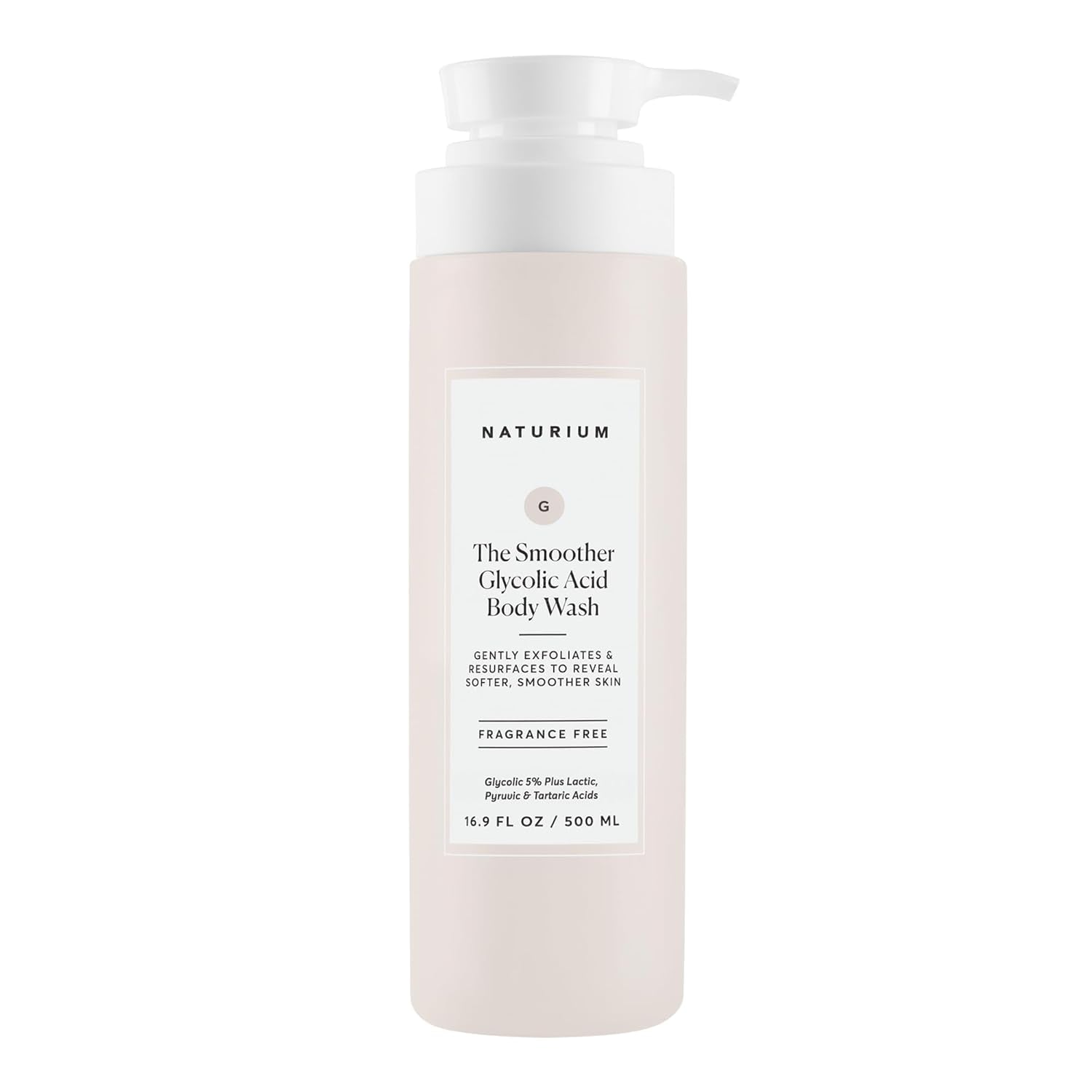 the Smoother Glycolic Acid Exfoliating Body Wash, Soft & Smoothing Cleanser, 16.9 Oz