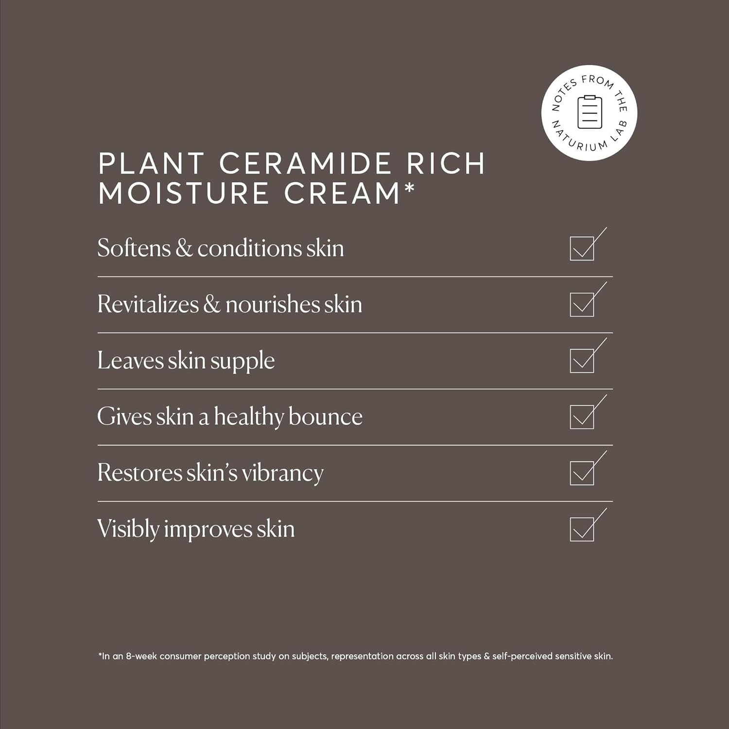Plant Ceramide Rich Moisture Cream Jumbo, Hydrating & Anti-Aging Skincare, 3.5 Oz