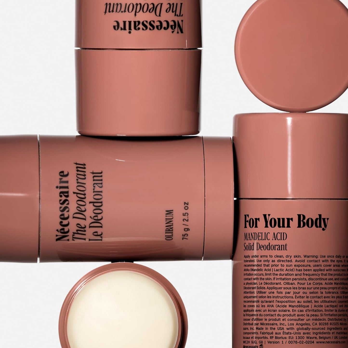 the Deodorant Olibanum | Natural Aluminum Free Deodorant for Women & Men. Extra Strength Treatment with Mandelic Acid. Free of Baking Soda, Ozokerite & Parabens (75 G/2.5 Oz)