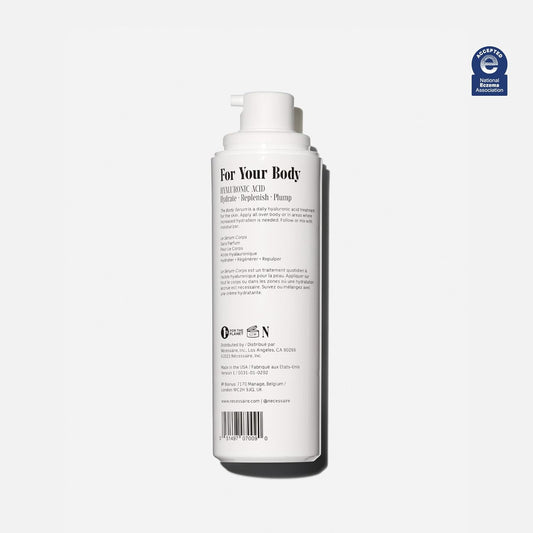 the Body Serum – Fragrance-Free Hyaluronic Acid Body Serum for Women+ Men. Niacinamide Firming Body Lotion – Fast-Absorbing for Sensitive + Eczema-Prone Skin. 150 Ml / 5.1 Fl Oz.