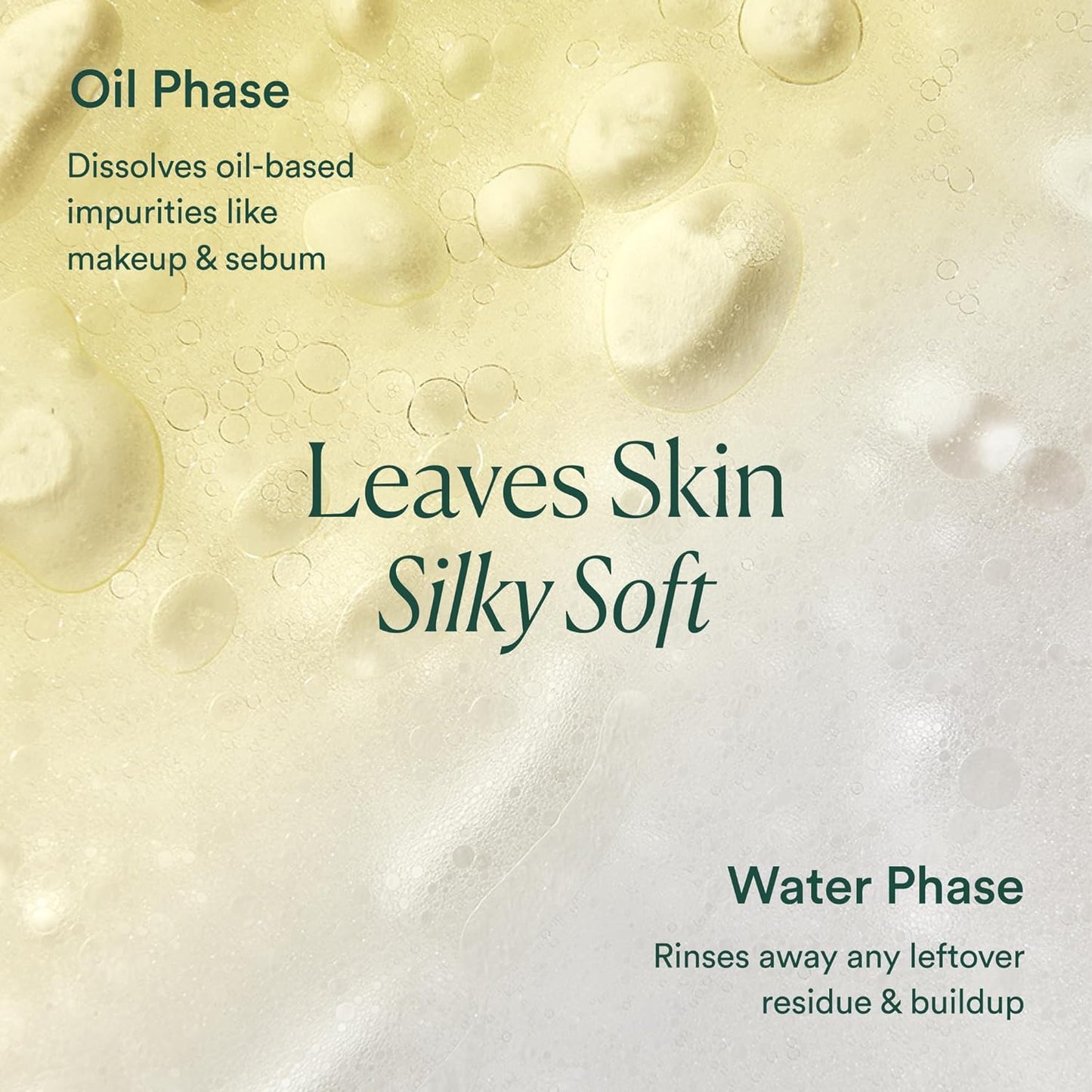 Ocean Wave Cleanser – Makeup Remover + Cleansing Oil– Bi-Phase Oil Cleanser for Waterproof Makeup – Lightweight Hydrating Formula