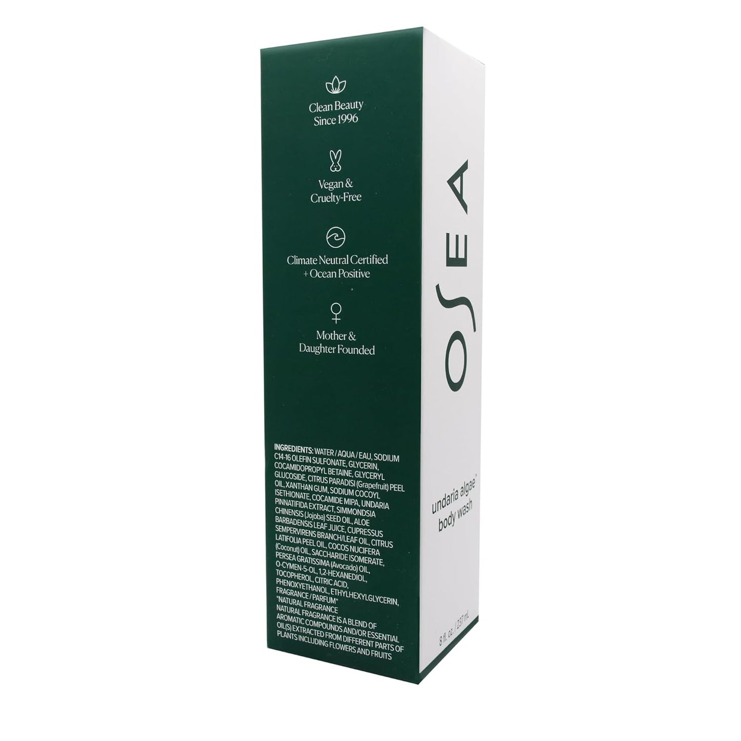 Undaria Algae™ Body Wash, Ph Balanced Cleanser, Citrus Scent, 8 Oz | Hydrating • Moisturizing • Aloe + Glycerin • All Skin Types • Undaria Seaweed • Clean, Vegan & Non-Toxic