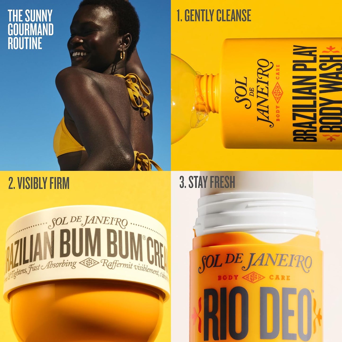 Sol De Janeiro Rio Deo - Refillable Aluminum Free Deodorant | Prevents Odor, Gently Exfoliates, Evens Skin Tone