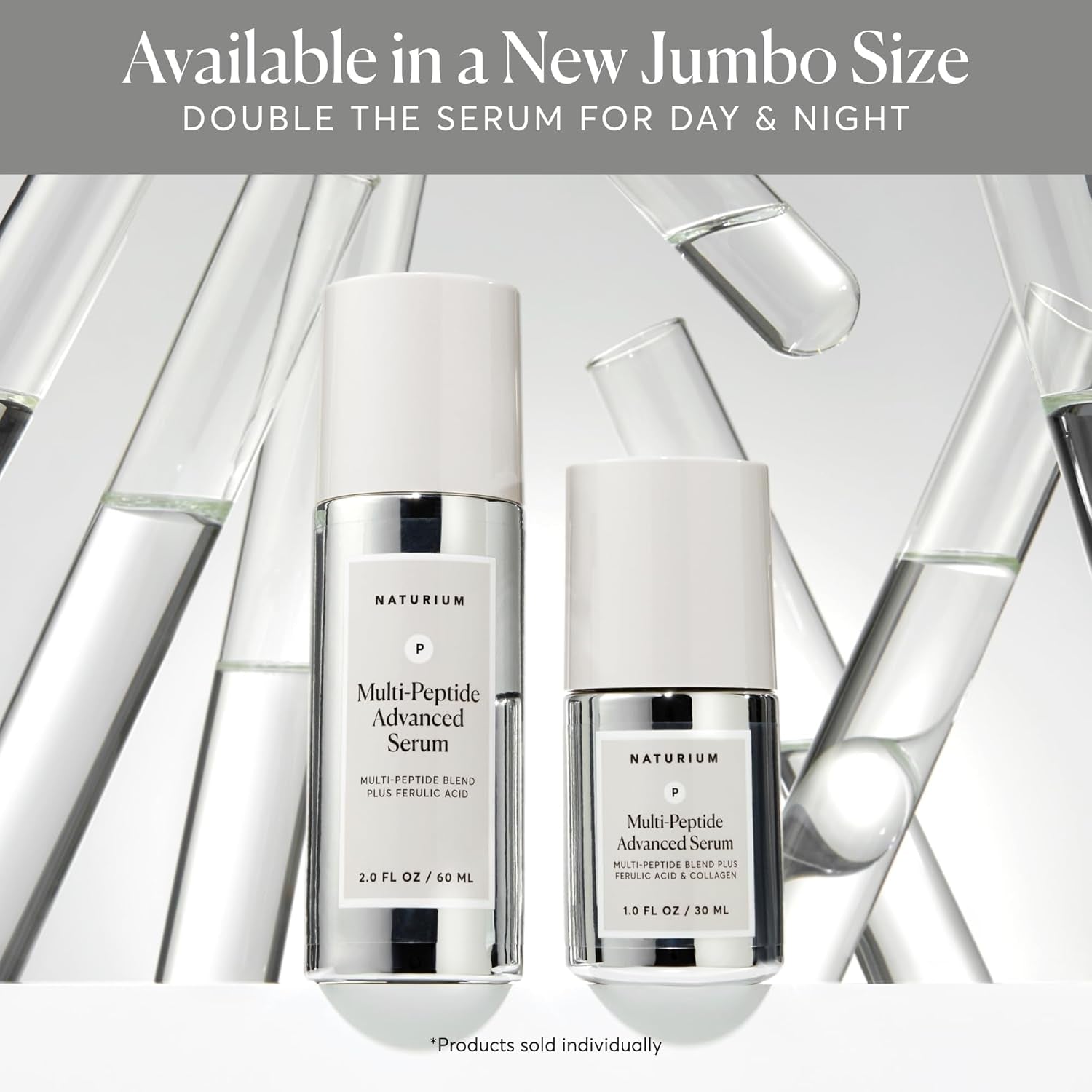 Multi-Peptide Advanced Serum Jumbo, Firming & Smoothing Face Serum for Fine Lines & Wrinkles with Advanced Multi-Peptide Blend, 2 Oz