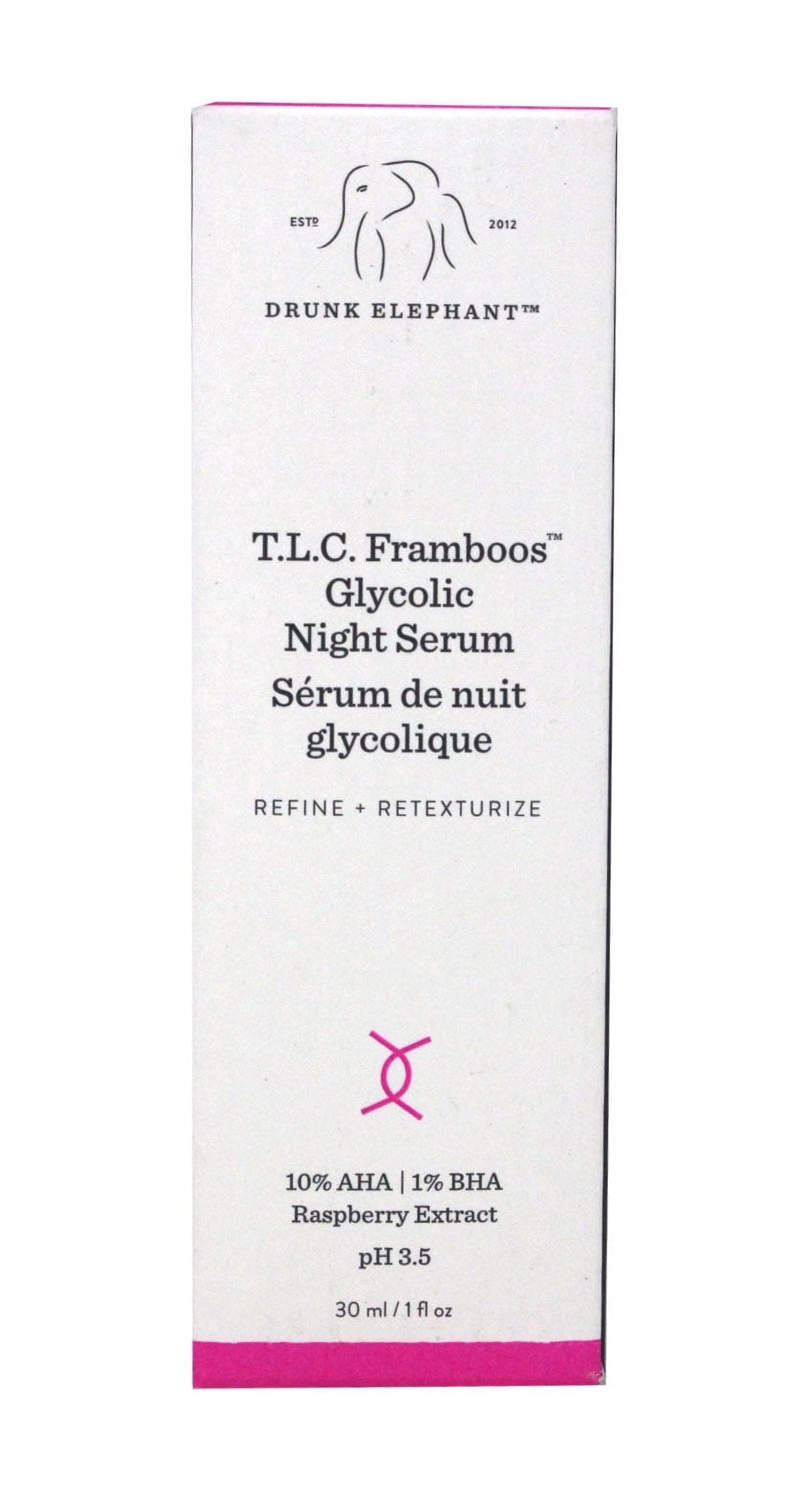 T.L.C. Framboos Glycolic Night Serum, 1 Oz
