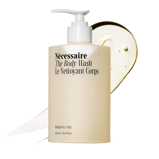 the Body Wash Fragrance-Free - Multi-Oil Shower Gel Body Wash for Women + Men. Non-Comedogenic + Hypoallergenic for Sensitive Skin with Niacinamide. 500Ml/16.9 Fl Oz