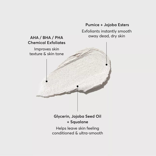 Naturium KP Body Scrub & Mask - 8 Oz: Exfoliating, Smoothing, for Normal Skin, for Legs