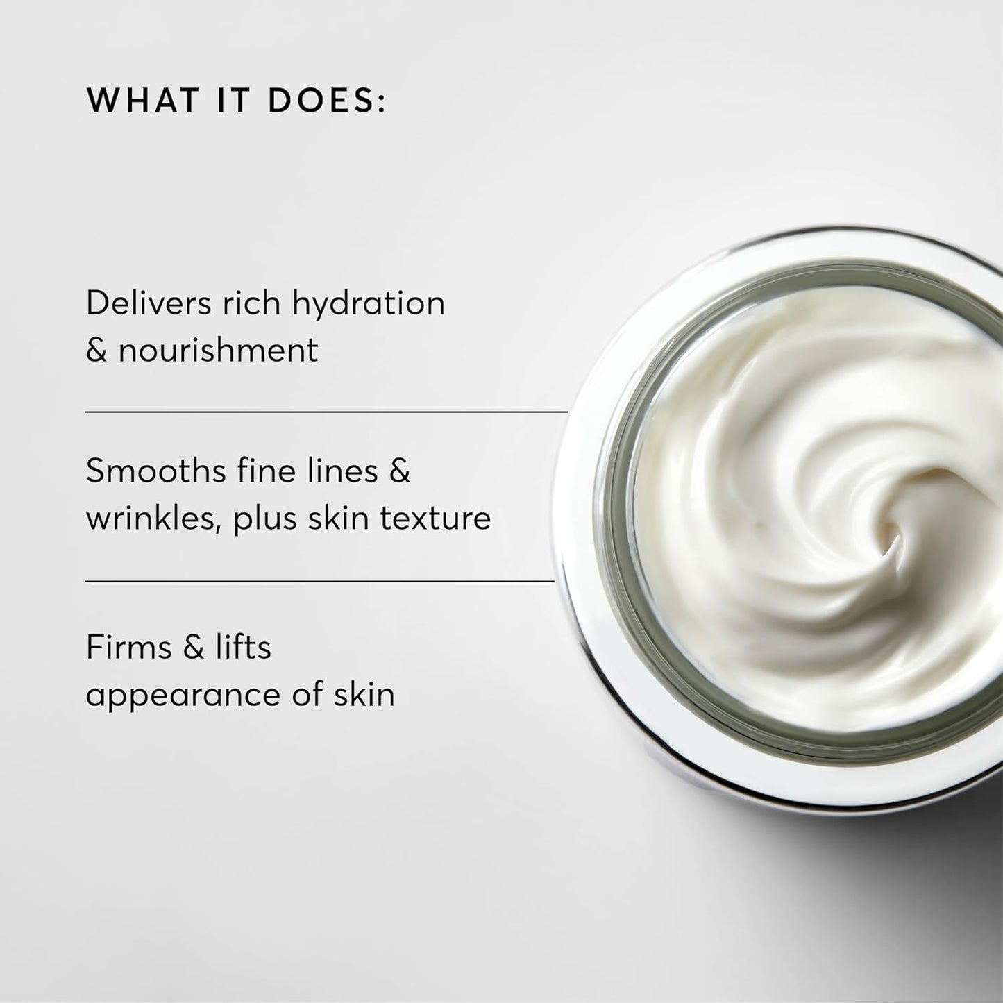 Multi-Peptide Rich Cream, Hydrating & Nourishing to Help Appearance of Fine Lines & Wrinkles, Vegan & Cruelty-Free, 1.7 Oz