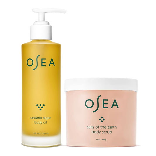 Body Glow Duo - Undaria Algae™ Body Oil & Salts of Earth Body Scrub