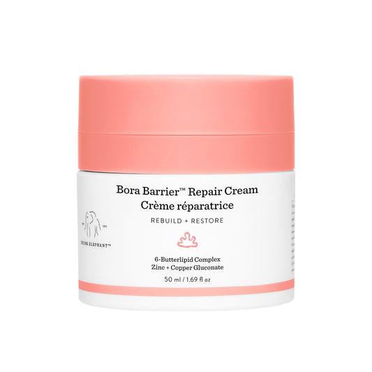 Drunk Elephant Bora Barrier Repair Cream - Ultra-Rich Moisturizer - Clean Clinical Skincare - Cruelty-Free - Dermatologist-Tested - Free of Essential Oils, Silicones, and Fragrance