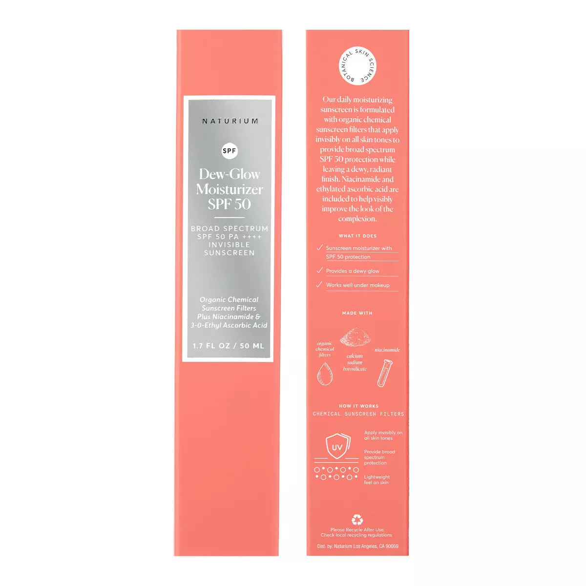 Naturium Dew-Glow Moisturizer SPF 50 - 1.7Fl Oz: Non-Toxic, Facial Treatments, Lotion, Face Application