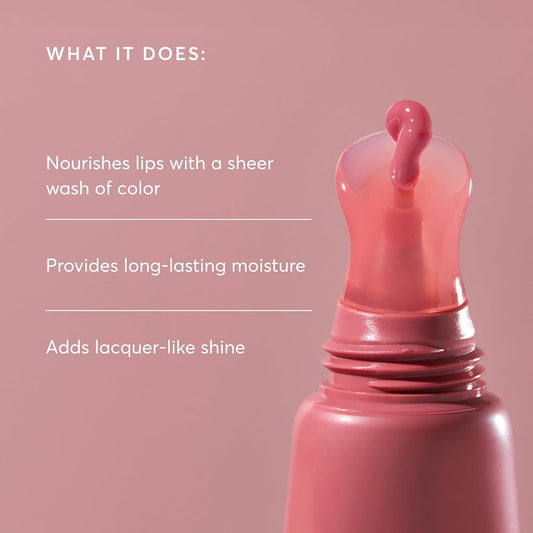 Phyto-Glow Lip Balm, Hydrating Lip Care with a Glossy Finish, 0.34 Oz Petal