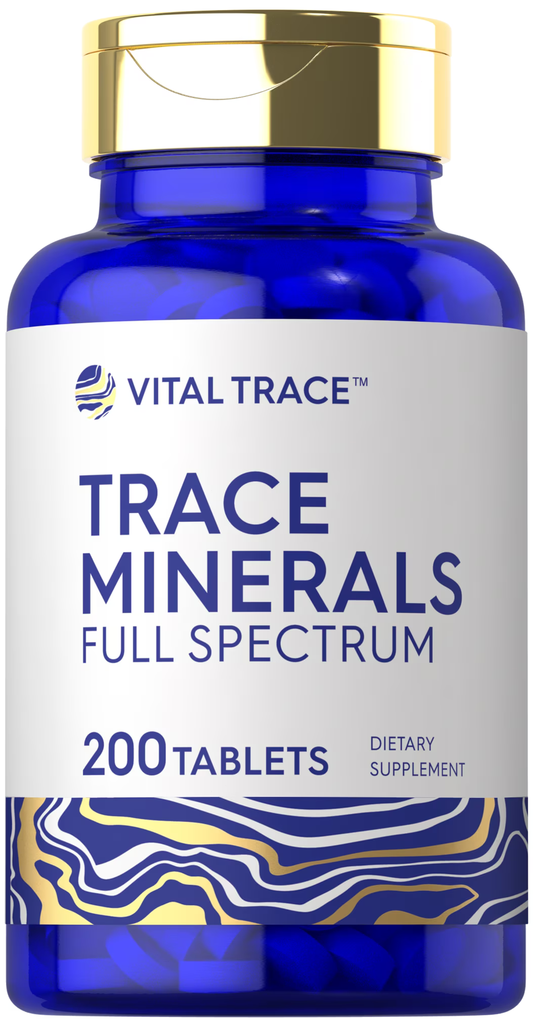 Trace Minerals Supplement | 200 Tablets |Gluten Free Complex